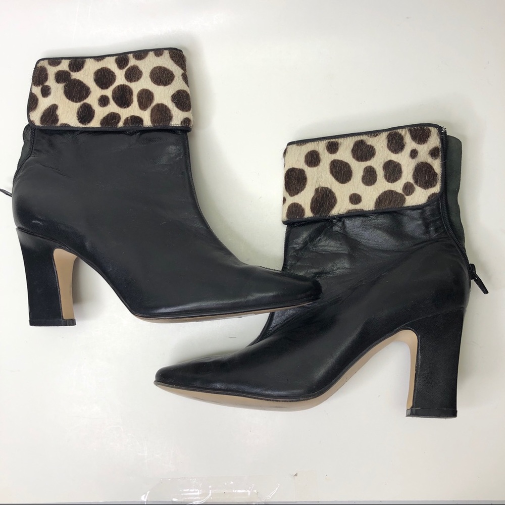 Pazzo Calf Pony Heeled Booties 8